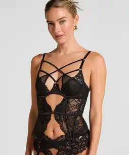 Hunkemoller Hunkemöller Bustier Anna Zwart aanbieding