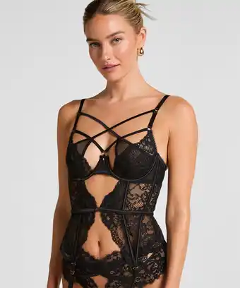 Hunkemoller Hunkemöller Bustier Anna Zwart aanbieding