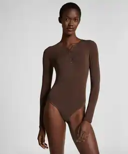 Hunkemoller Hunkemöller super soft Body met Cashmere Bruin aanbieding