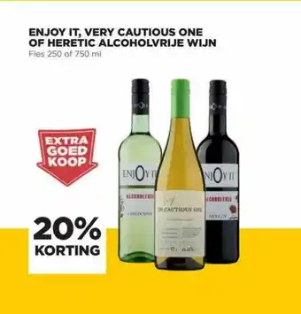 Jumbo Enjoy It, Very Cautions One Of Heretic Alcoholvrije Wijn 20% Korting aanbieding