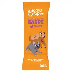 Zooplus 30g Edgard & Cooper Kip Energy Bar - Hondensnoepjes aanbieding
