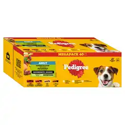 Zooplus Pedigree vershoudzakjes 40 x 100 g - Gemengde selectie in gelei (4 varianten) aanbieding