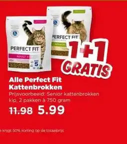 PLUS Alle Perfect Fit Kattenbrokken aanbieding