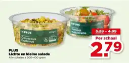 PLUS PLUS Lichte en kleine salade aanbieding