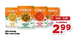 PLUS Alle Honig Mix voor soep aanbieding