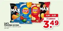 PLUS Lay's Flatchips en max aanbieding
