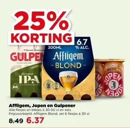 PLUS Affligem, Jopen en Gulpener aanbieding