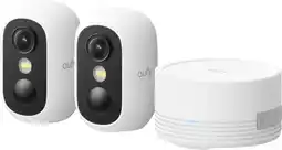 MediaMarkt EUFY eufyCam C35 2-Cam Kit Wit Slimme binnen- / buitencamera Wit aanbieding