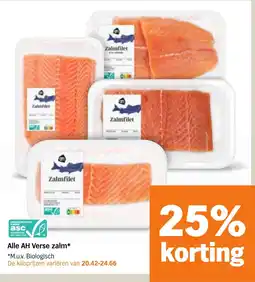 Albert Heijn Alle AH Verse zalm aanbieding