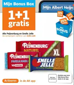 Albert Heijn Alle Peijnenburg en Snelle Jelle aanbieding