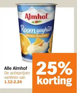 Albert Heijn Alle Almhof aanbieding