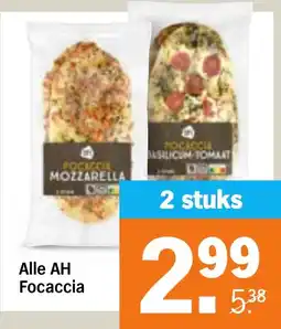 Albert Heijn Alle AH Focaccia aanbieding