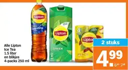 Albert Heijn Alle Lipton Ice Tea aanbieding