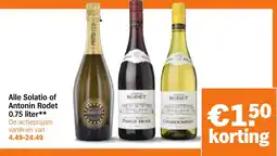 Albert Heijn Alle solatio of antonin rodet aanbieding