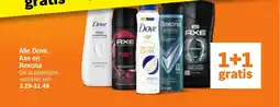 Albert Heijn Alle Dove Axe en Rexona aanbieding