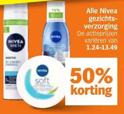 Albert Heijn Alle Nivea gezichts verzorging aanbieding