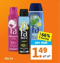 Albert Heijn Alle Fa aanbieding