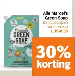 Albert Heijn Alle marcel's green soap aanbieding