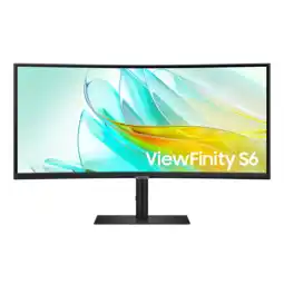 MediaMarkt Samsung Viewfinity S6 Ls34c652uauxen - 34 Inch 3440 X 1440 (ultrawide Quad Hd) Va-paneel In Hoogte V aanbieding