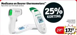 Kruidvat Medisana en beurer thermometers aanbieding