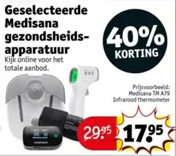 Kruidvat Geselecteerde medisana gezondsheids apparatuur aanbieding