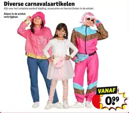 Kruidvat Diverse carnavalsartikelen aanbieding