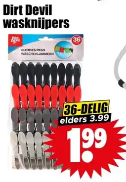 Dirk Dirt Devil wasknijpers aanbieding