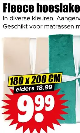 Dirk Fleece hoeslaken aanbieding