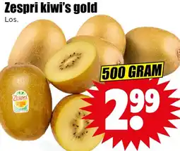 Dirk Zespri kiwi's gold aanbieding