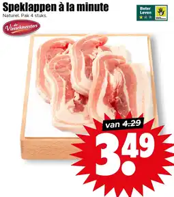 Dirk Speklappen à la minute aanbieding