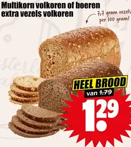 Dirk Multikorn volkoren of boeren extra vezels volkoren aanbieding