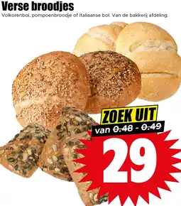 Dirk Verse broodjes aanbieding