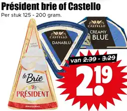 Dirk Président brie of Castello aanbieding