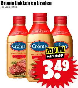 Dirk Croma bakken en braden aanbieding