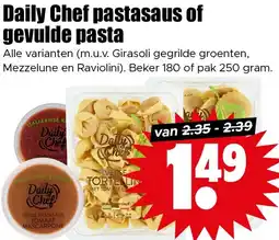 Dirk Daily Chef pastasaus of gevulde pasta aanbieding