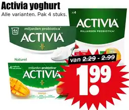 Dirk Activia yoghurt aanbieding