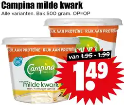 Dirk Campina milde kwark aanbieding