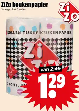 Dirk ZiZo keukenpapier aanbieding
