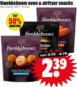 Dirk Kwekkeboom oven & airfryer snacks aanbieding