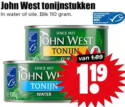 Dirk John West tonijnstukken aanbieding