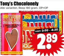 Dirk Tony's Chocolonely aanbieding