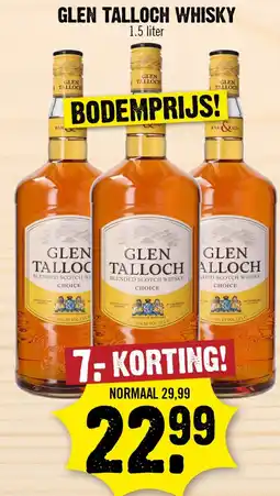 Dirk Glen talloch whisky aanbieding