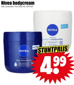 Dirk Nivea bodycream aanbieding
