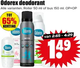 Dirk Odorex deodorant aanbieding