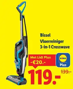 Lidl Bissel Vloerreiniger 3-in-1 Crosswave aanbieding