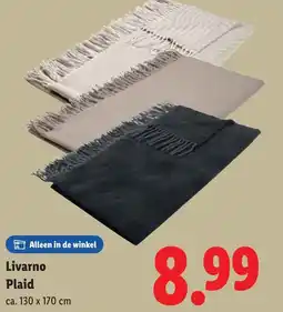 Lidl Livarno Plaid aanbieding