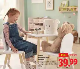Lidl Livarno Meubelset voor kinderen aanbieding
