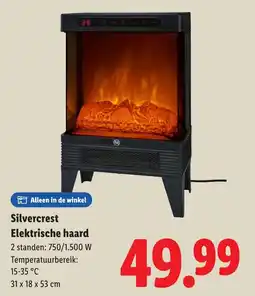 Lidl Silvercrest Elektrische haard aanbieding