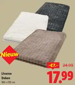 Lidl Livarno Deken aanbieding