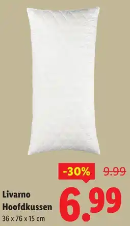 Lidl Livarno Hoofdkussen aanbieding